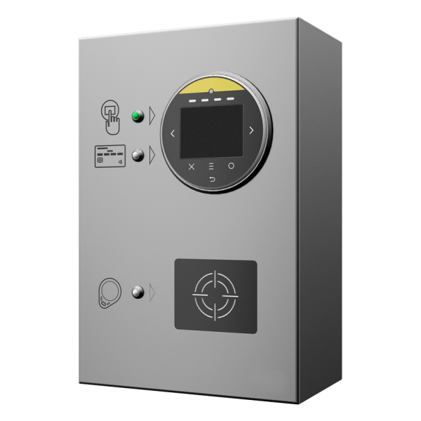 Terminal de autoservicio para recargar saldo de los Tokens RFID